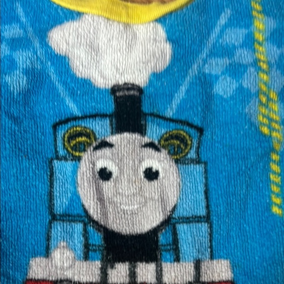 Thomas & Friends Blue and Yellow Kids Bib - Picture 4 of 4